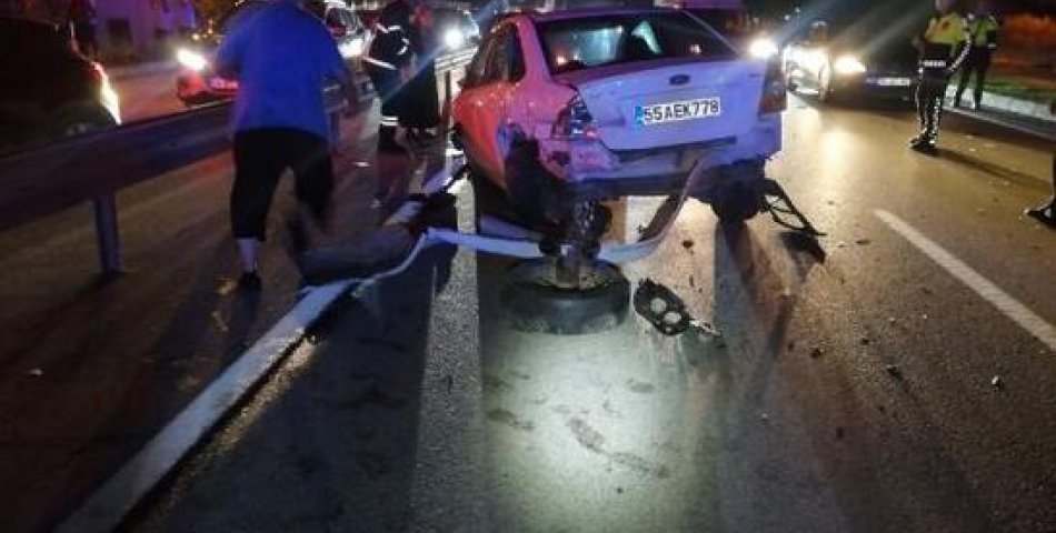 AMASYA’da Zincirleme Kaza: 8 Yaralı