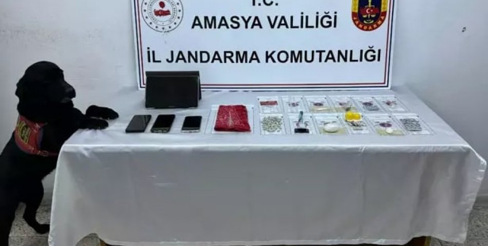Amasya’da uyuşturucu operasyonuna 4 tutuklama