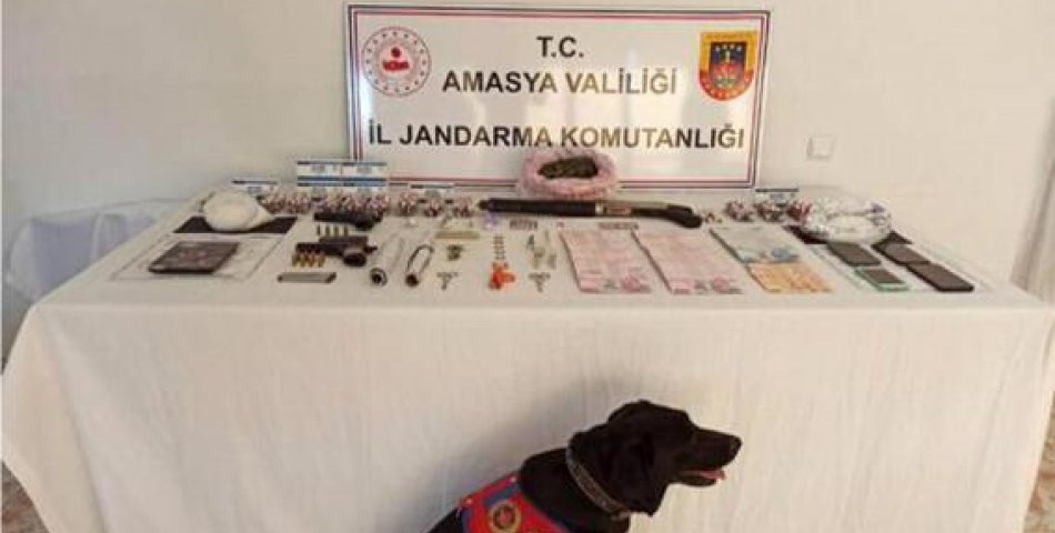 Amasya’da uyuşturucu operasyonuna 4 gözaltı