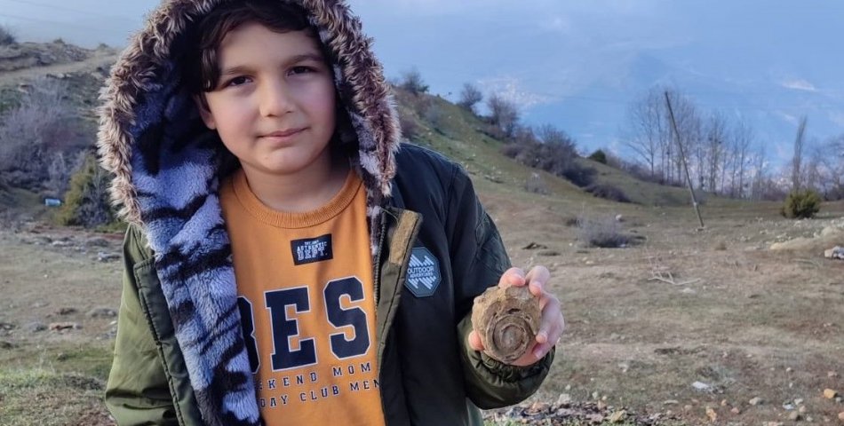 Amasya’da bulunan 57 milyon yıllık taş şaşkınlık yarattı