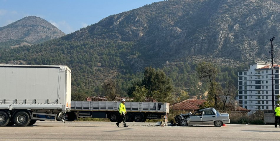 Amasya'da Kaza: 1’i ağır 2 yaralı