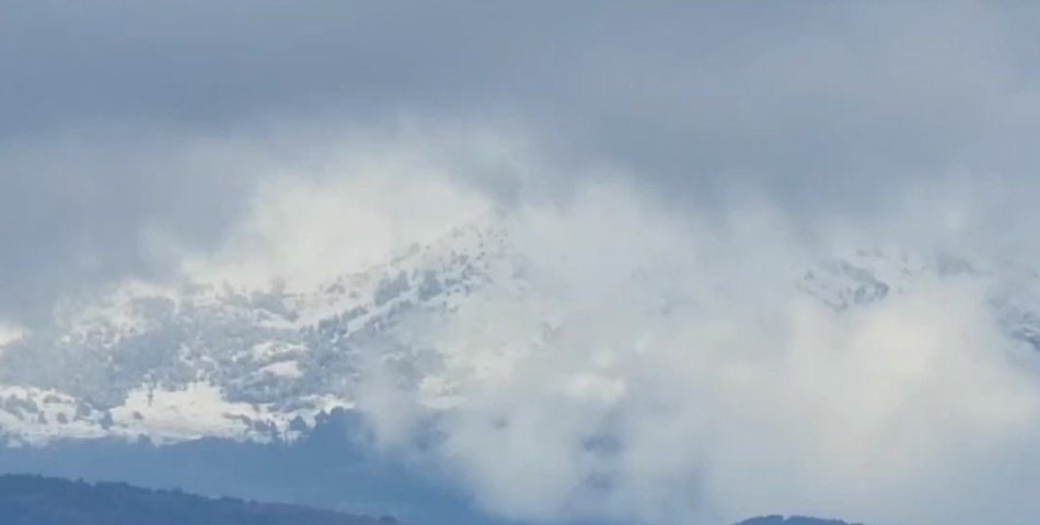 Amasya’da Akdağ beyaza büründü