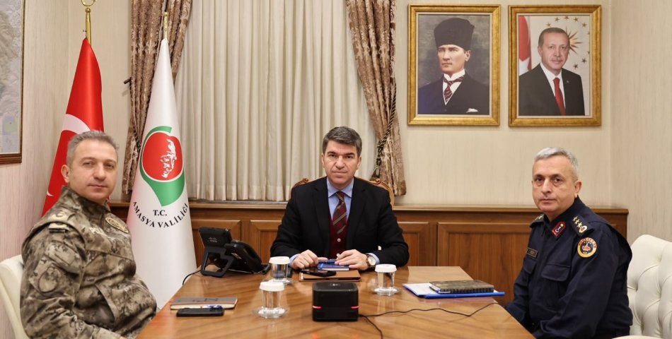 Amasya'nın asayiş karnesi Bakan Yerlikaya'ya sunuldu