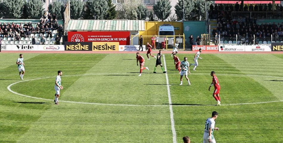 Amasyaspor’un evinde kaybetti