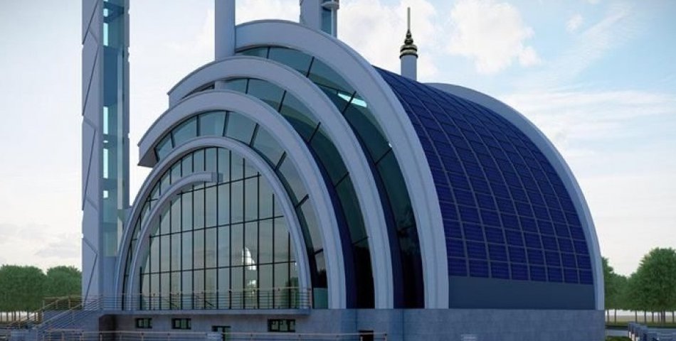 Mimarisi ile dikkat çeken caminin inşaatında sona gelinde