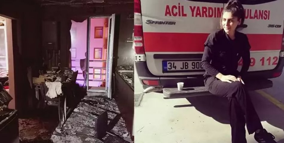 5 katlı apartmanda çıkan yangında, hemşire Melisa hayatını kaybetti