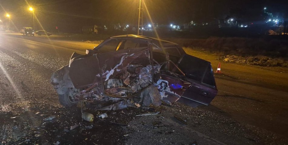 Amasya'da iki aracın çarpıştığı kazada 1 kişi öldü, 3 kişi yaralandı