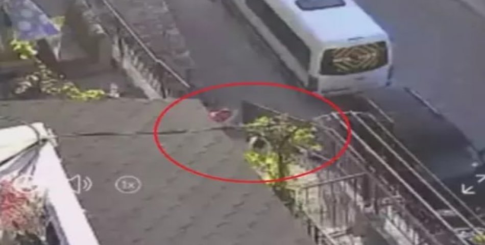 Sokak ortasında köpeği taş ve sopayla dövdü