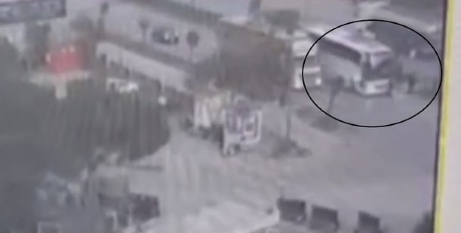 Amasya'da yolcu otobüsünün yayaya çarptı: 1 ağır yaralı