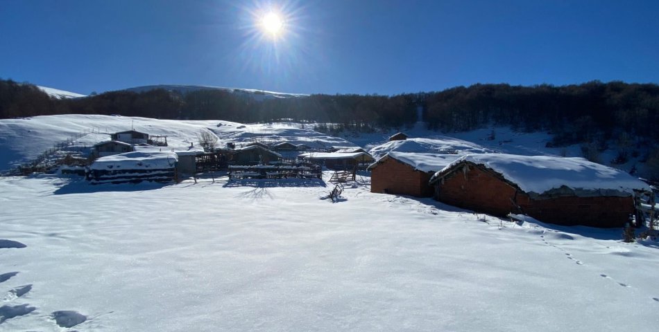 1700 rakımlı yaylalarda kar kalınlığı 20 santim