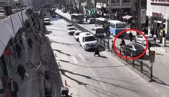 Amasya’da Yaya geçidinde otomobilin çarptığı kadın yaralandı